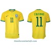 Camiseta de fútbol Brasil Philippe Coutinho 11 Primera Equipación Mundial 2022 - Hombre